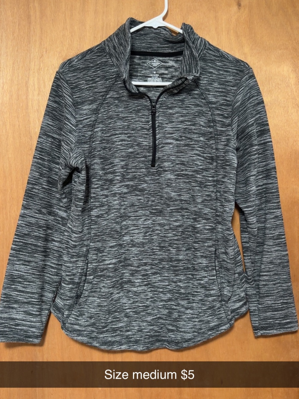 Heathered Gray Quarter-Zip Pullover